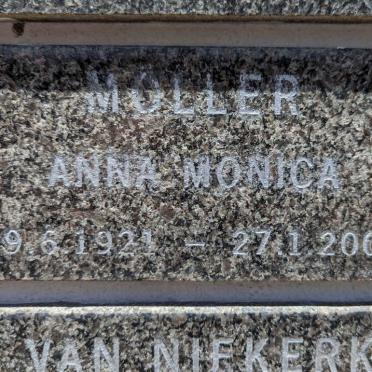 MOLLER Anne Monica 1921-2001