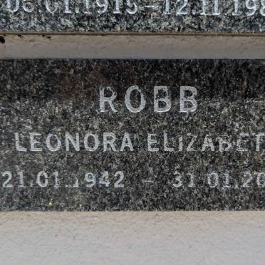 ROBB Leonora Elizabeth 1942-2014