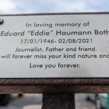 BOTHA Eduard Haumann 1946-2021