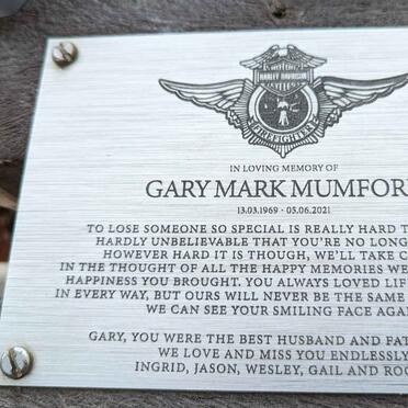 MUMFORD Gary Mark 1969-2021