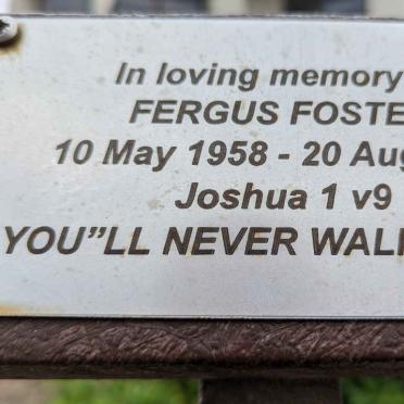 FOSTER Fergus 1958-2021