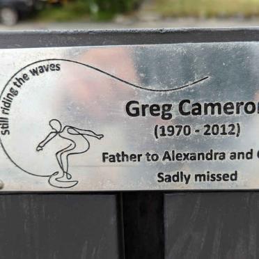 CAMERON Greg 1970-2012