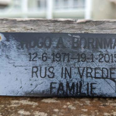 BORNMAN Hugo A. 1971-2015