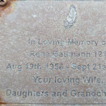 BAUMANN Rene 1958-2020