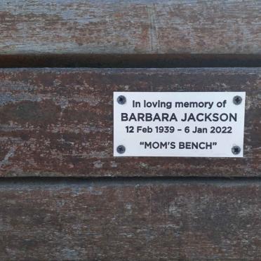 JACKSON Barbara 1939-2022