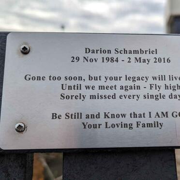 SCHAMBRIEL Darion 1984-2016