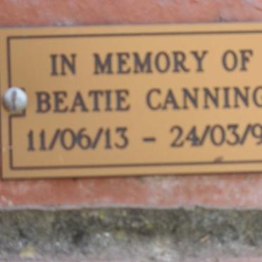 CANNING Beatie 1913-1993
