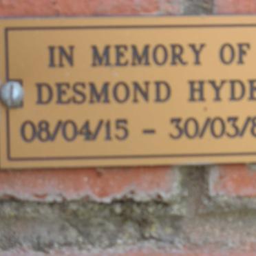 HYDE Desmond 1915-1986