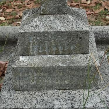 ALLSOP Elizabeth 1804-1891