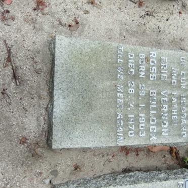 BULLOCK Eric Vernon Ross 1903-1970