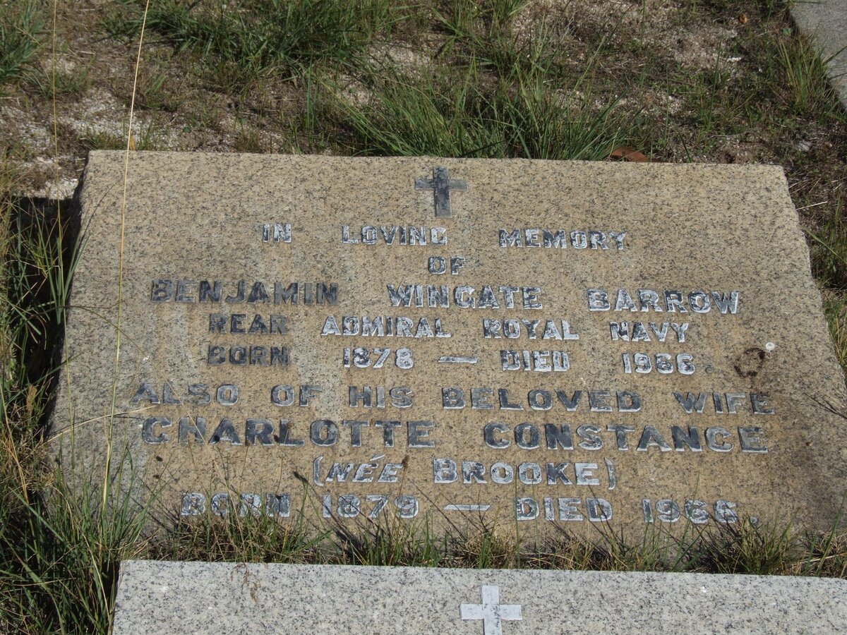 BARROW Benjamin, WINGATE 1878-1966 &amp; Charlotte Constance BROOKE 1879-1966