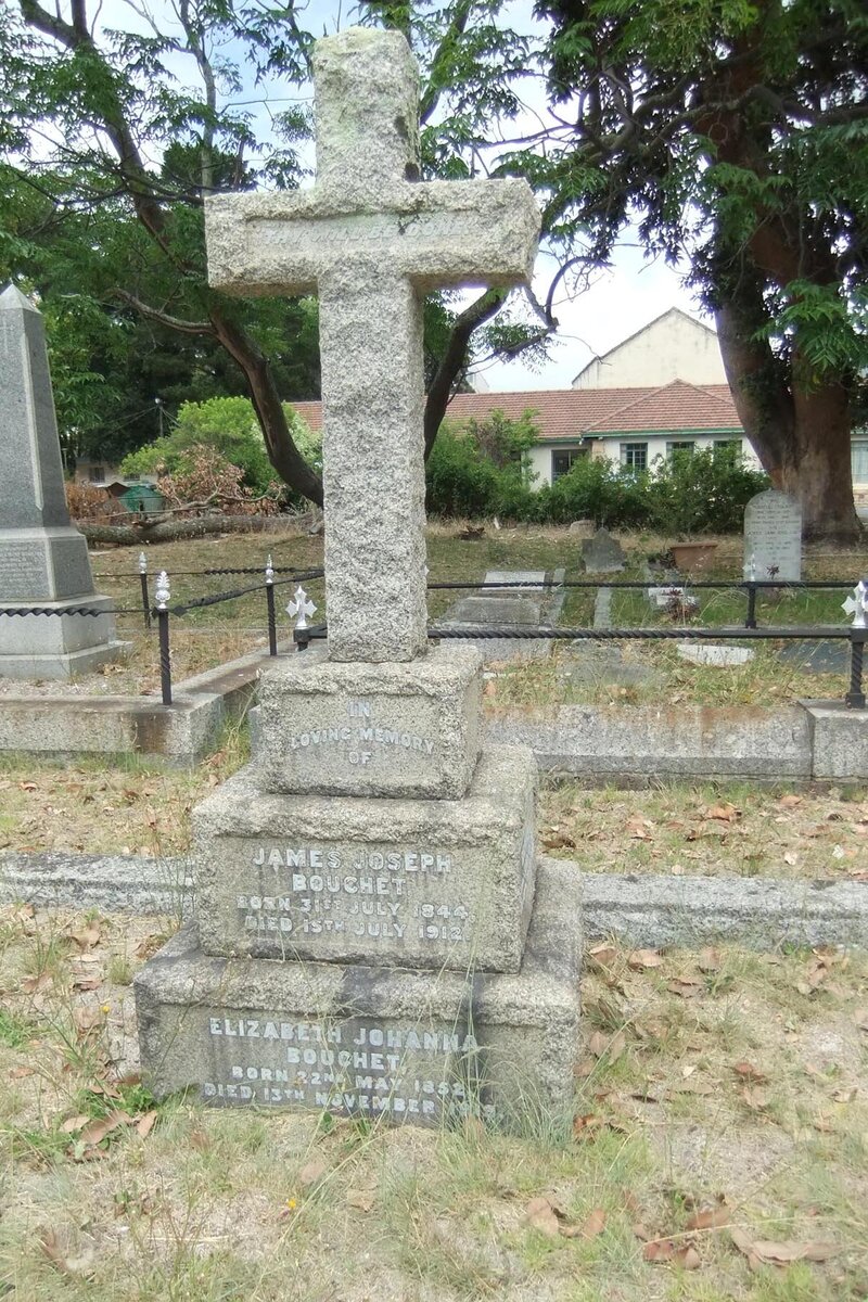 BOUCHET James Joseph 1844-1912 &amp; Elizabeth Johanna 1852-1919