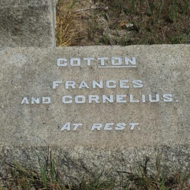 COTTON Frances :: COTTON Cornelius