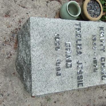 CRAIG Thelma Knott 1893-1970 :: CRAIG Thelma Jessie 1920-1993