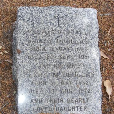 DOUGLAS James 1882-1951 &amp; Flora M. 1882-1972 :: DOUGLAS ?