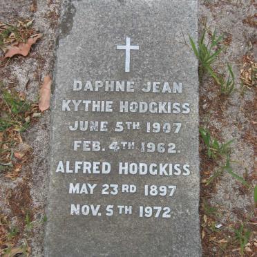 HODGKISS Alfred 1897-1972 :: HODGKISS Daphne Jean Kythie 1907-1962
