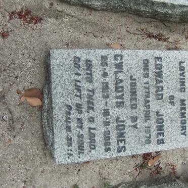 JONES Edward -1978 &amp; Gwladys 1913-2005