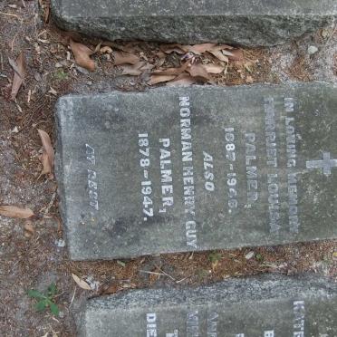 PALMER Norman Henry Guy 1878-1947 &amp; Harriett Louisa 1887-1946