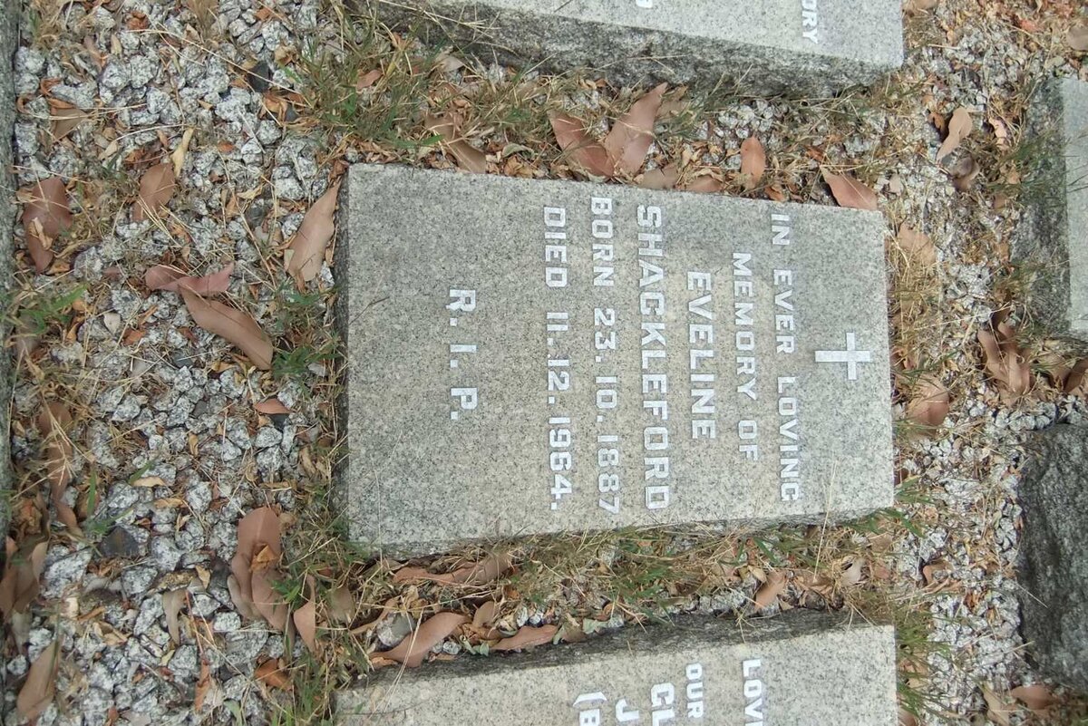 SHACKLEFORD Eveline 1887-1964