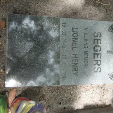 SEGERS Lionel Henry 1945-2004