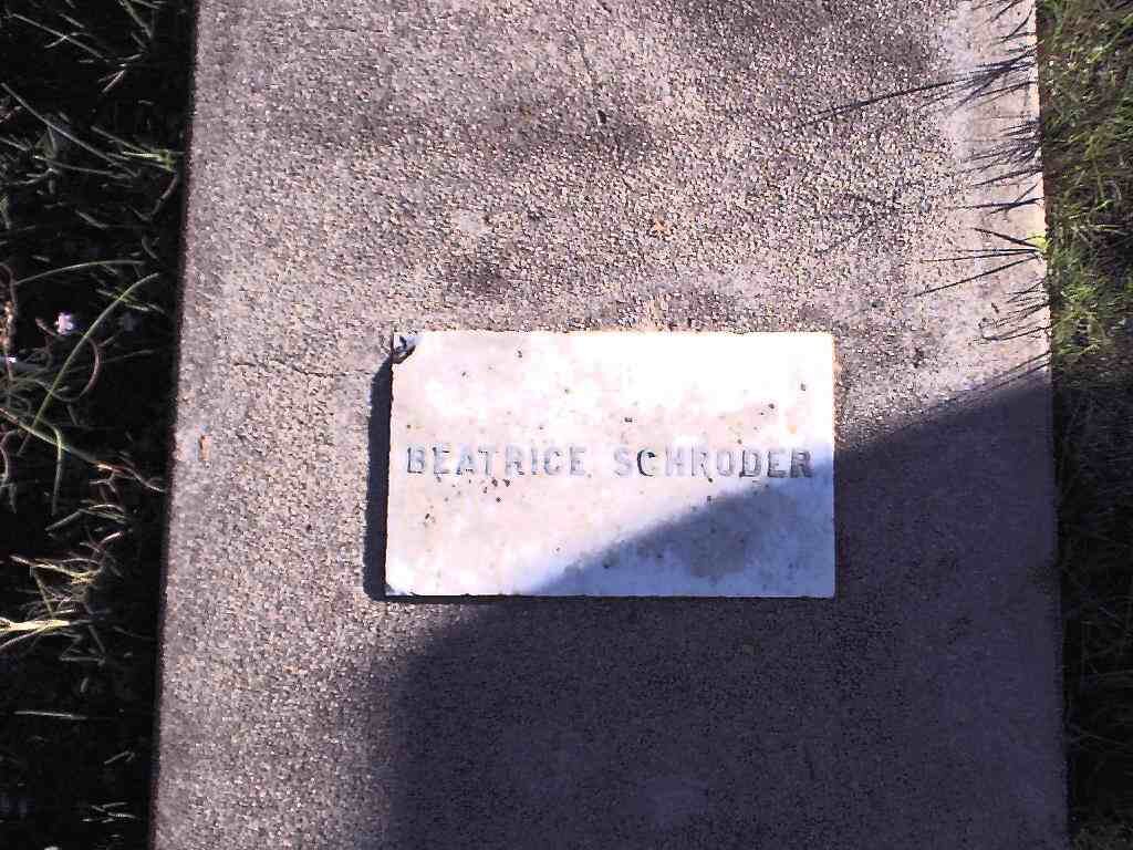 SCHRODER Beatrice