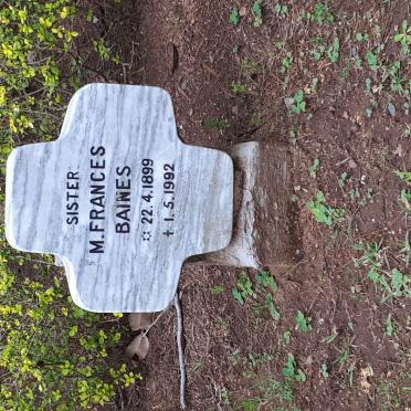 BAINES M. Frances 1899-1992