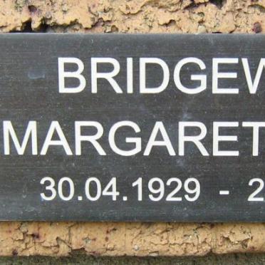 BRIDGEWOOD Margaret Ethel 1929-2006
