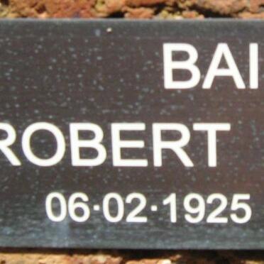 BAILEY Robert Anthony 1925-1995