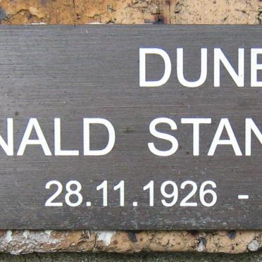 DUNBAR Ronald Stanley Austin 1926-2006