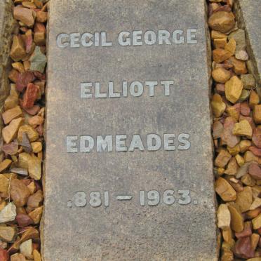 EDMEADES Cecil George Elliott 1881-1963
