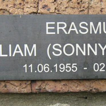 ERASMUS William Charles 1955-2008