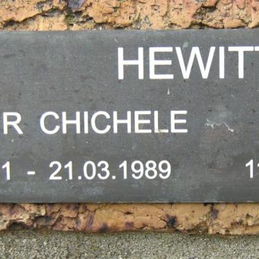 HEWITT Seymour Chichele 1911-1989 &amp; Joyce 1921-1990