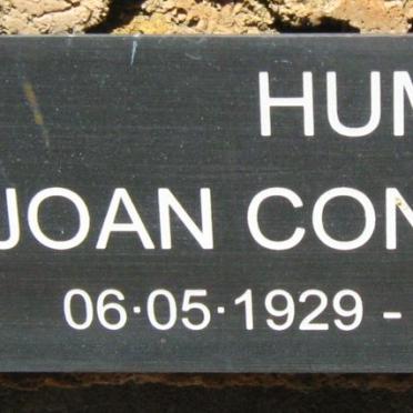 HUME Joan Constance 1929-2001