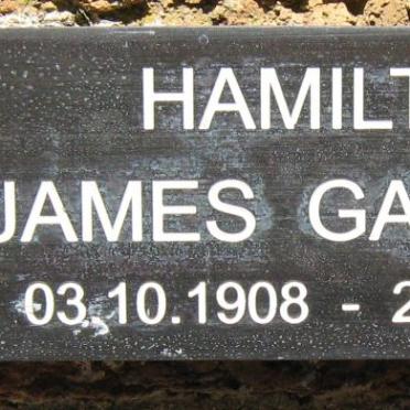 HAMILTON James Gardner 1908-1990