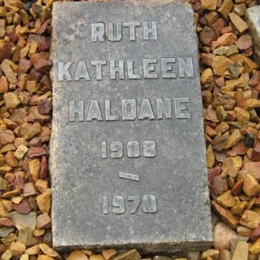 HALDANE Ruth Kathleen 1908-1970