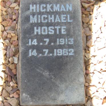 HICKMAN Michael Hoste 1913-1982