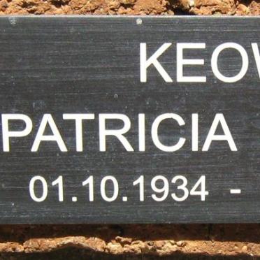 KEOWN Patricia Marina 1934-2007