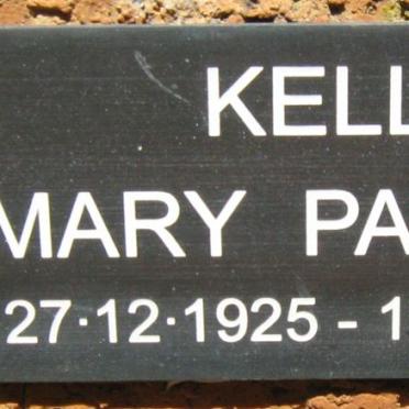 KELLY Mary Patricia 1925-2002