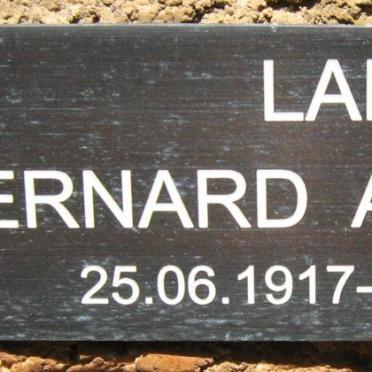 LAKE Bernard Archibald 1917-1999