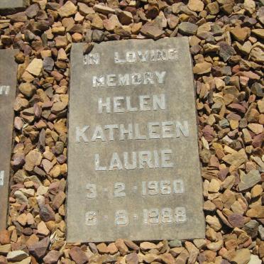 LAURIE Helen Kathleen 1960-1988