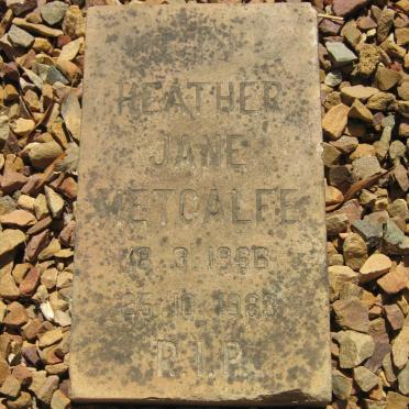 METCALFE Heather Jane 1966-1983