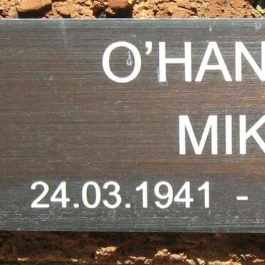 O'HANLON Mike 1941-2006