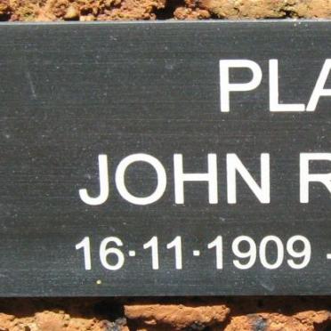 PLACE John Robert 1909-1993