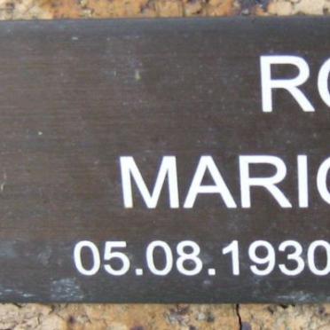 ROSE Marion Ada 1930-1999