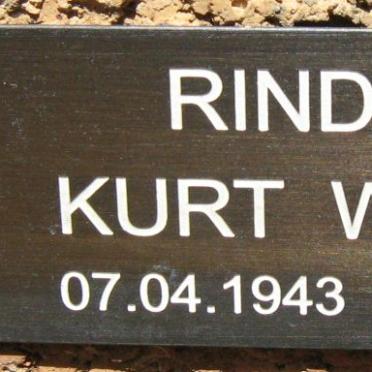 RINDFUSS Kurt Wilhelm 1943-2007