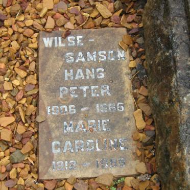 SAMSON Hans Peter, WILSE 1906-1966 &amp; Marie Caroline 1912-1989