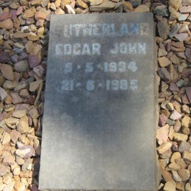 SUTHERLAND Edgar John 1934-1985