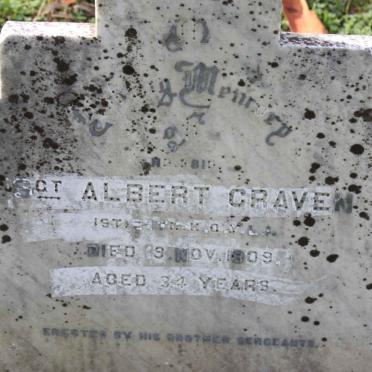 CRAVEN Albert  -1909