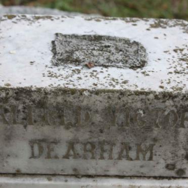 DEARHAM Alfred victor 1922-1923