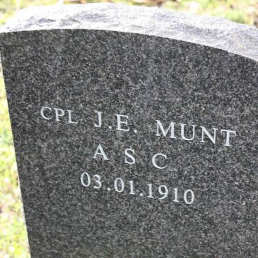 MUNT J.E.  -1910
